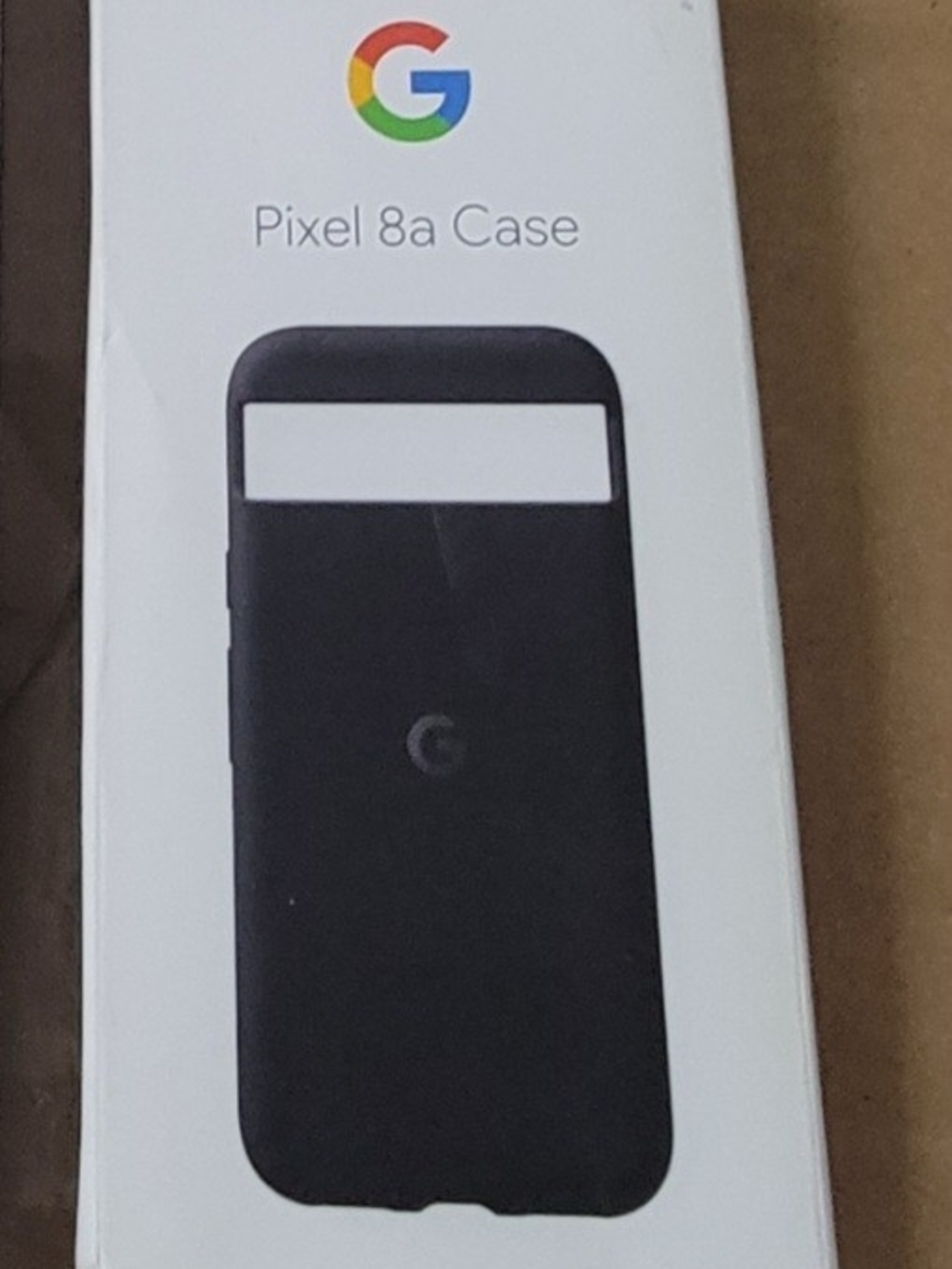 Google Original Black Pixel 8a Protective Case with G Logo